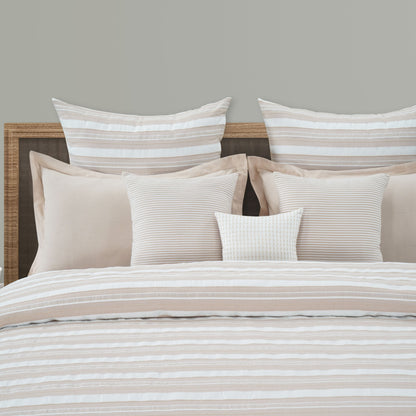 Malabar striped ribbed Duvet Set