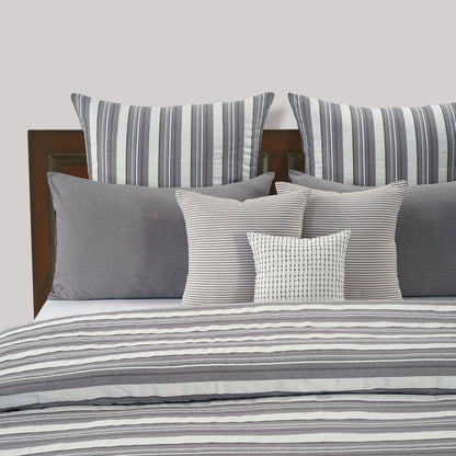 Malabar striped ribbed Duvet Set