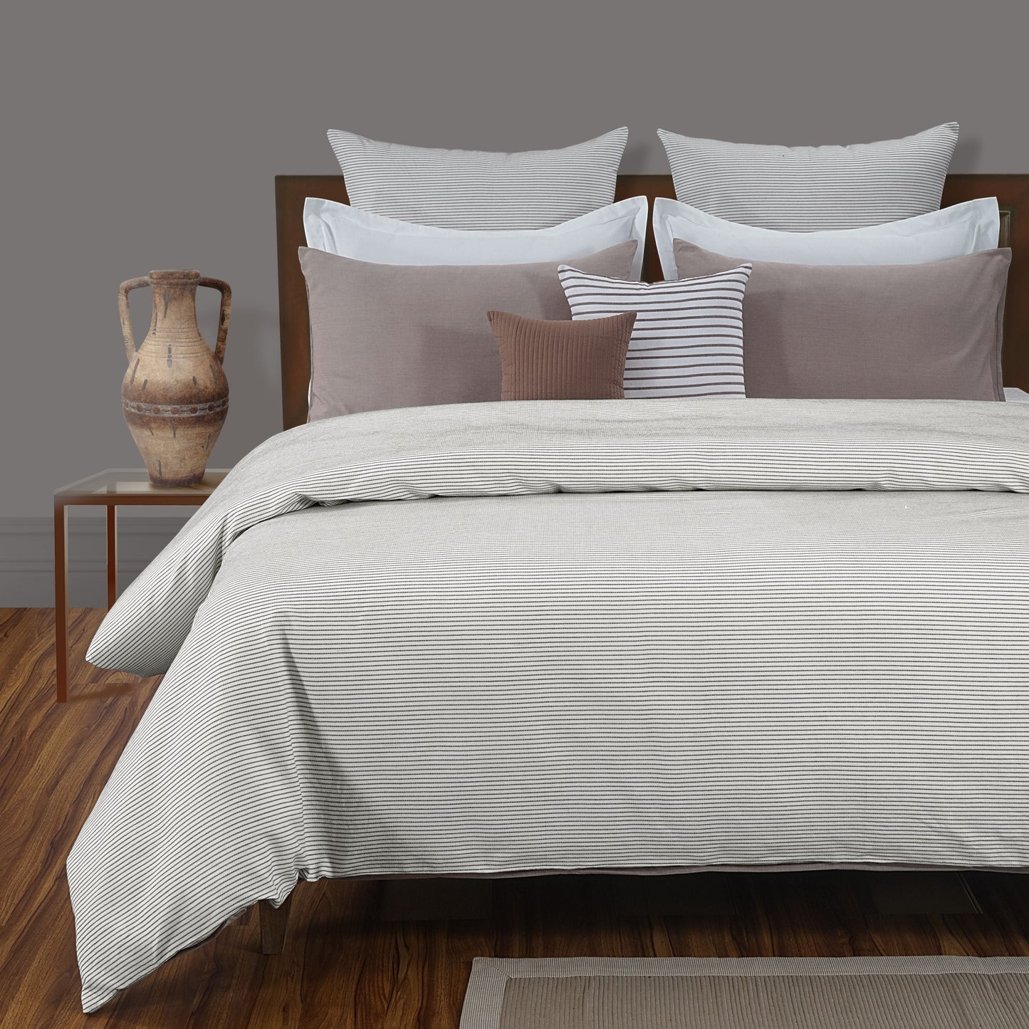 White Rib Bedspread Set