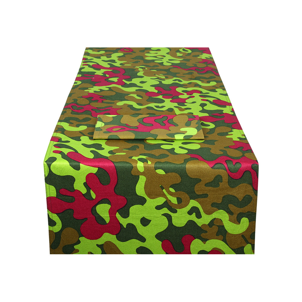 Camouflage Table Runner