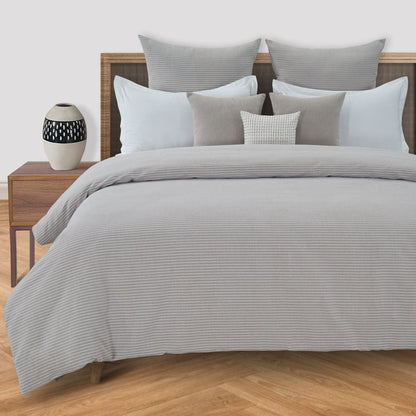 Chambray Rib Duvet Set