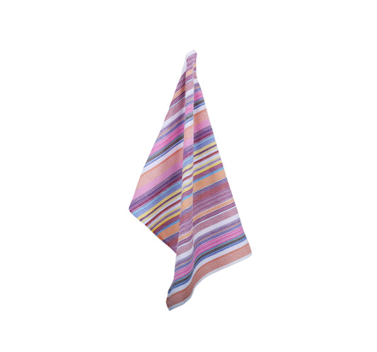 Marshmallow stripe kitchen towel