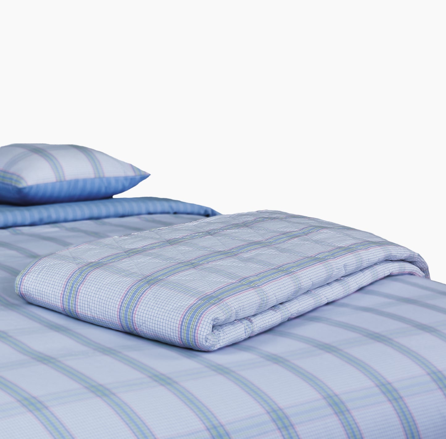 Vic Check Comforter Set